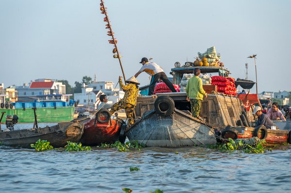 Comment organiser une visite des marchés flottants du delta du Mékong, Vietnam ?